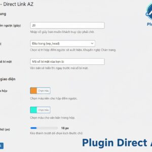 Plugin Direct Link AZ: Giải Pháp Tối Ưu Kéo Traffic & Tăng Search Tự Nhiên
